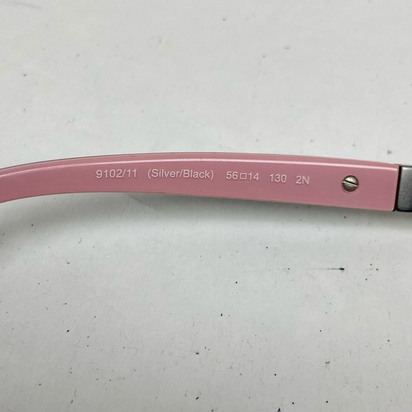 Coach HC7012 L038 Caroline Silver Frame/ Pink Temples (FRAME ONLY) - Picture 9 of 14